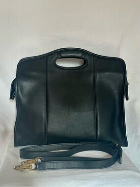 NOS PRISTINE Vintage Coach Zip Top Shopper 9995 • Black • USA 1996 • Complete